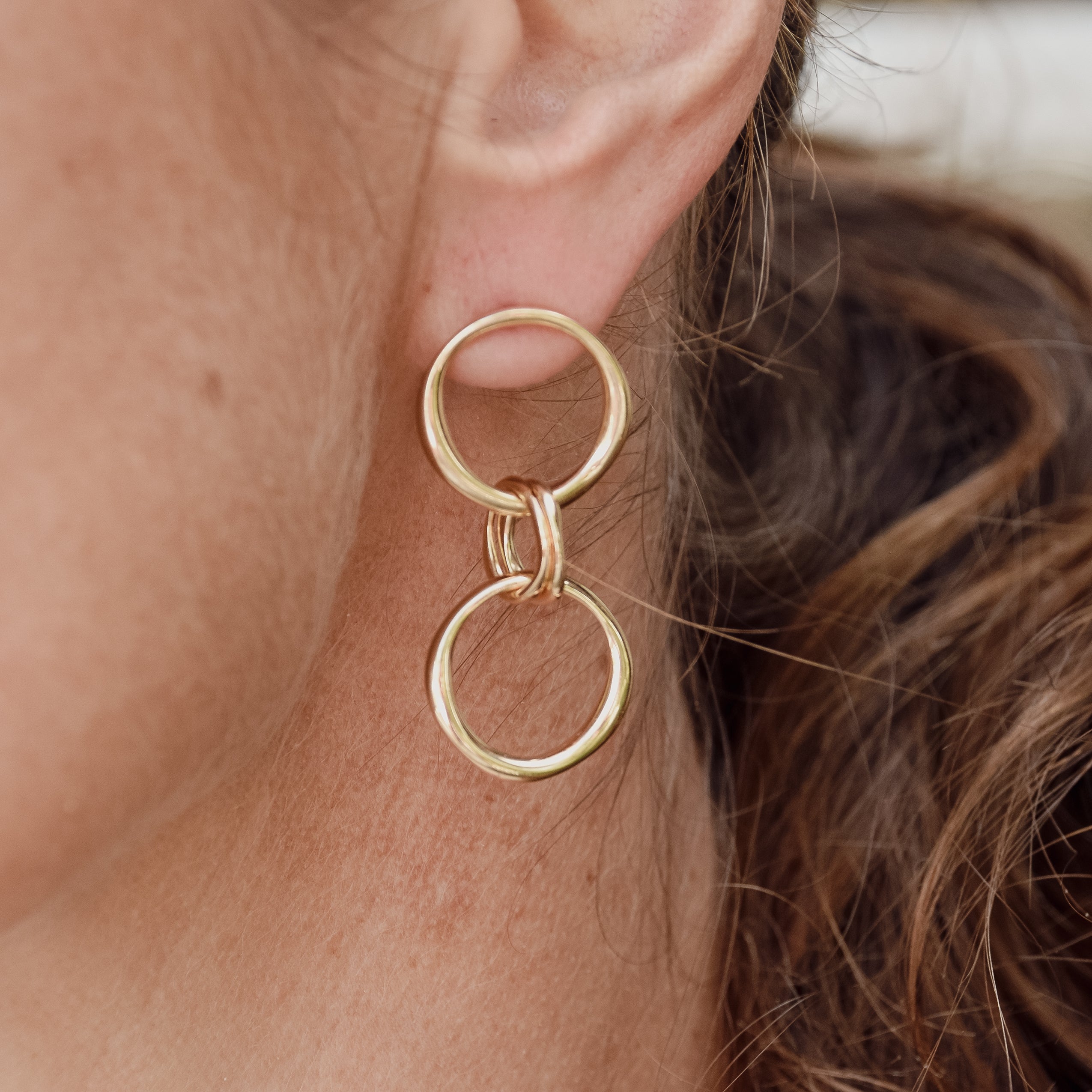 Closed Ohrring "two" 925/-