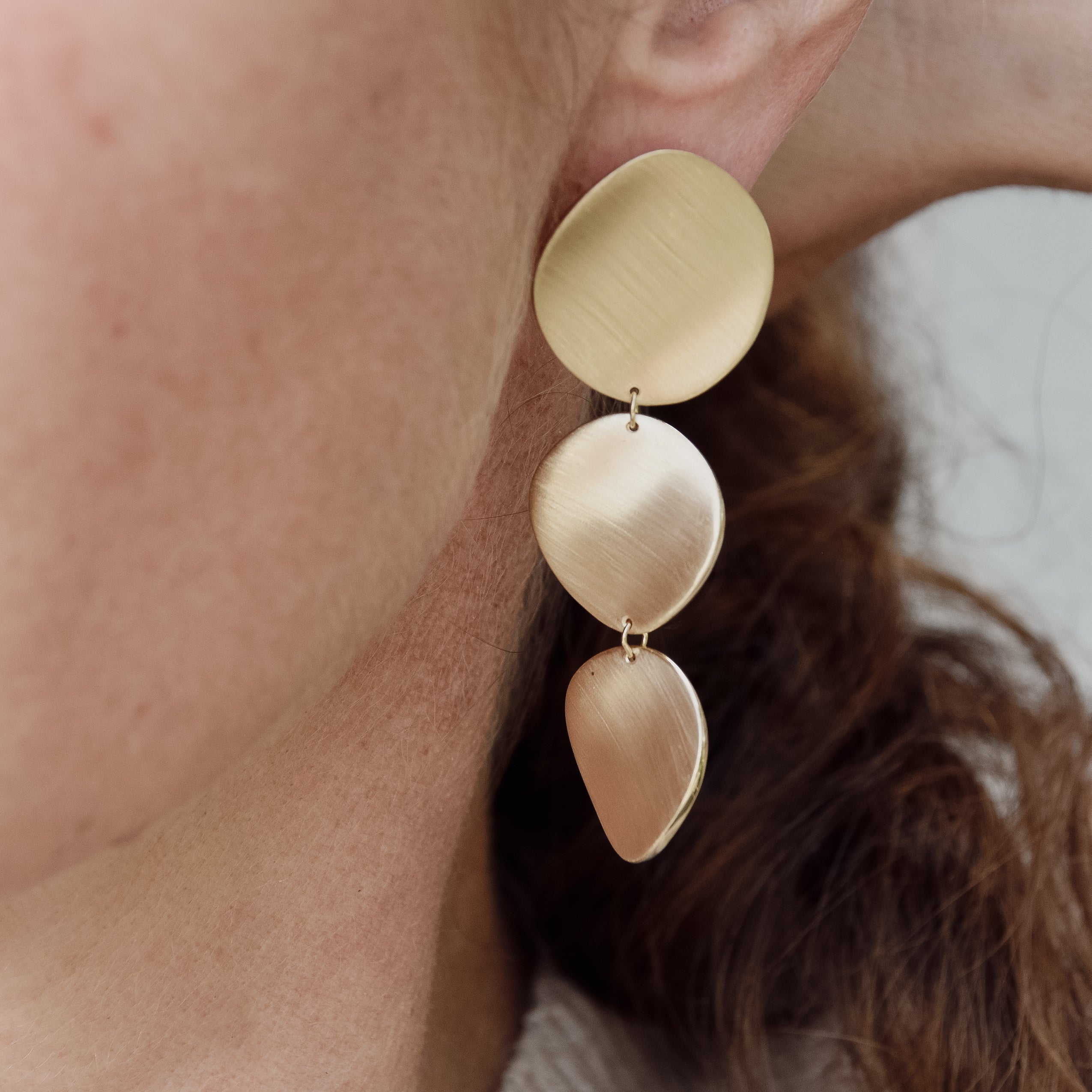 Slutna örhängen "big smal" 925/-