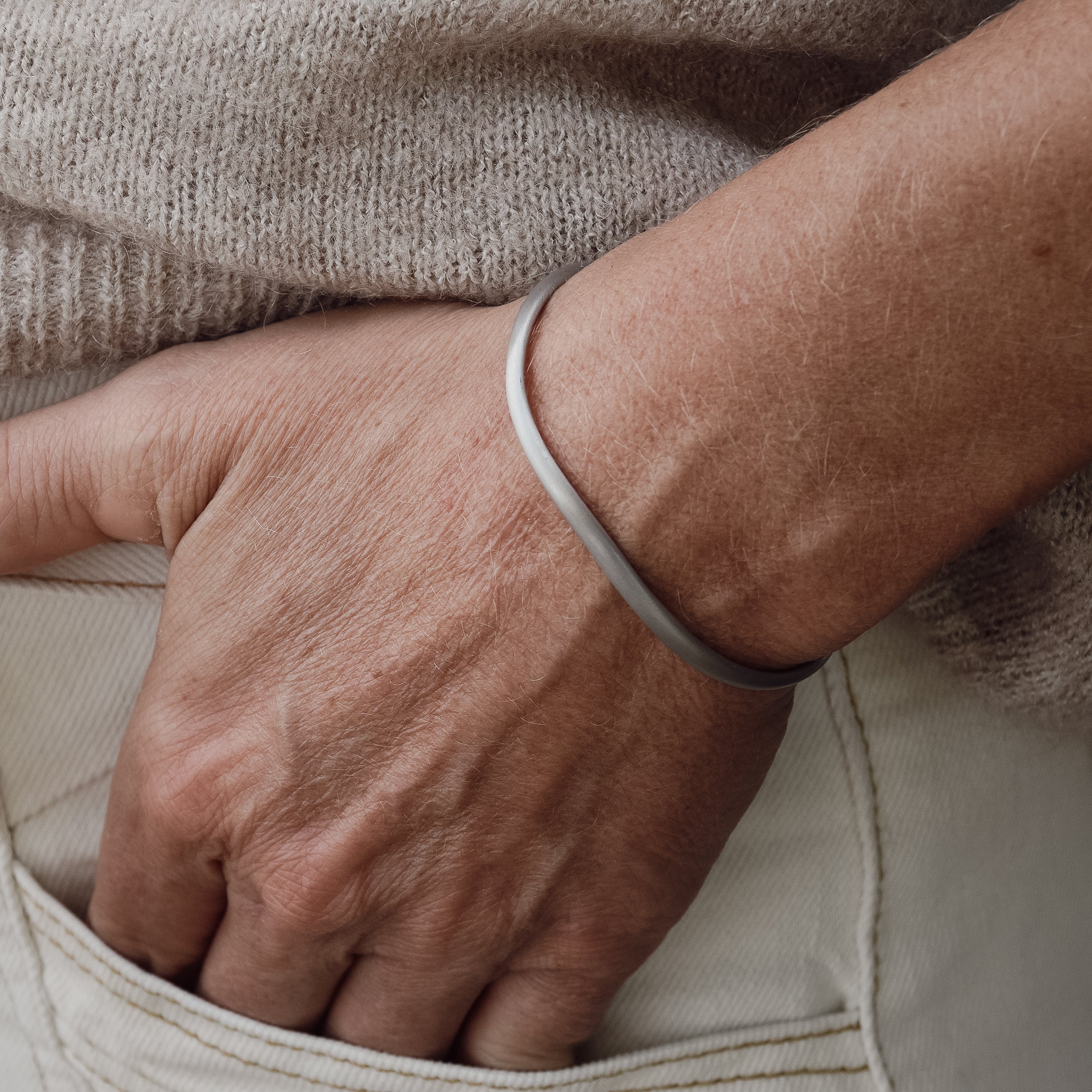 Closed Armspange "smal" 925/-