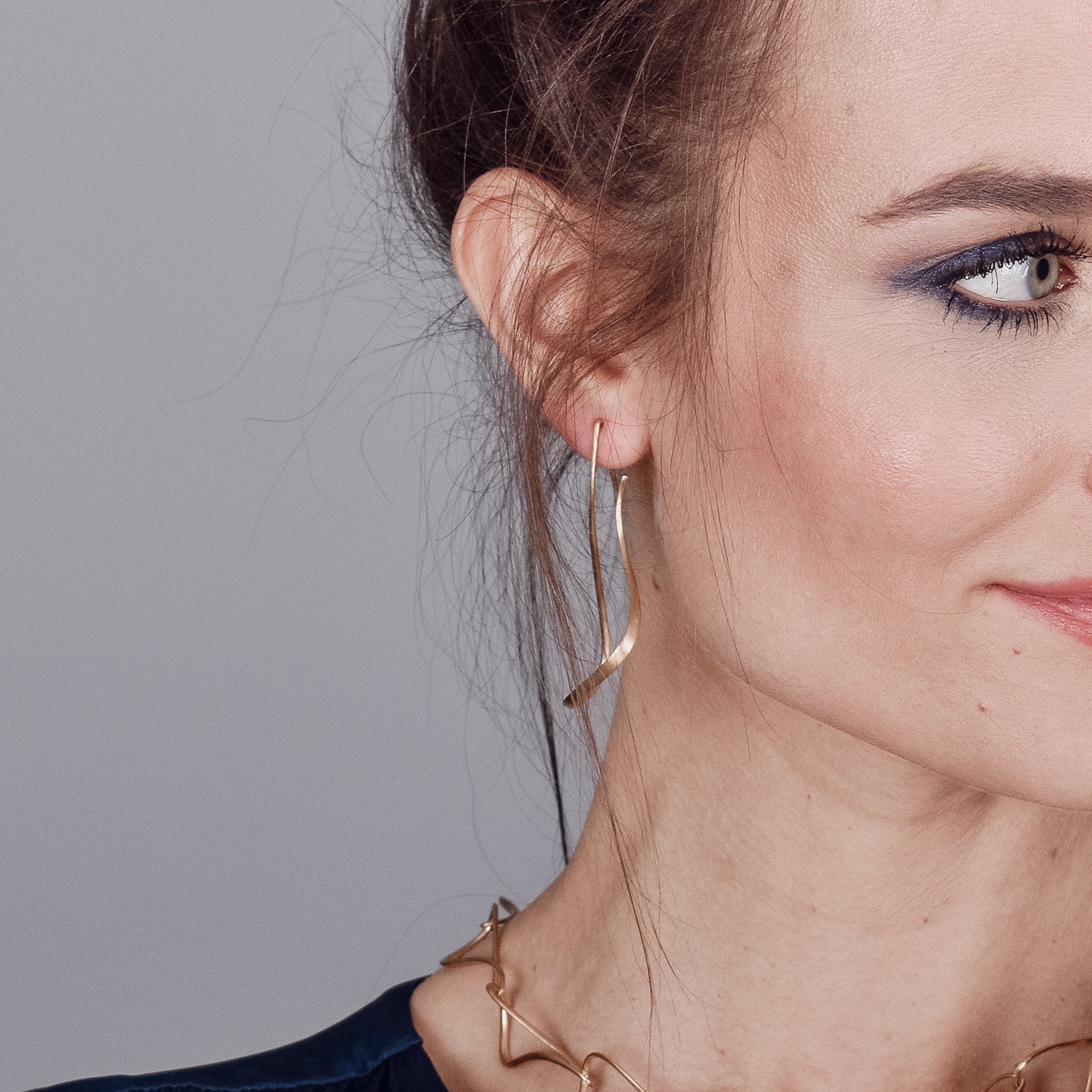 Cascade Ohrschmuck "move" in 585/- Gold