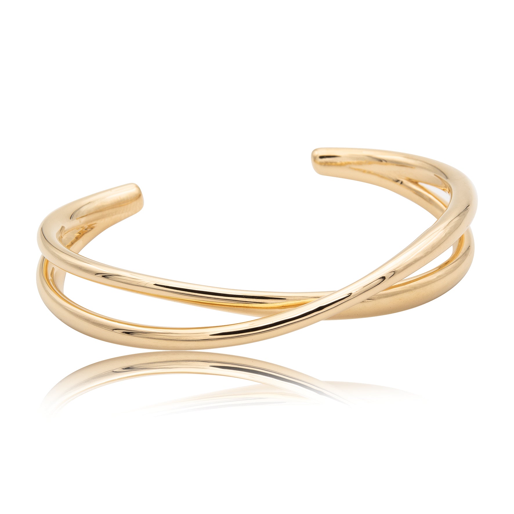 Closed Armspange "cross" 925/-